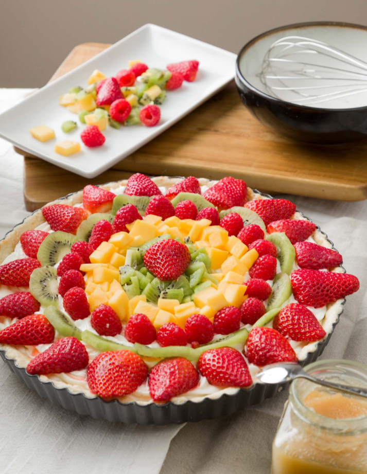 Spring Fruit Tart Pie